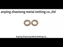 2स्क्रीन के लिए.5CM स्टेनलेस स्टील की बुना हुआ तार जाल रोल