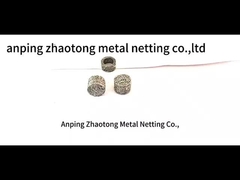 एसएस बुना जाल कपड़े 4 * 5 मिमी जाल छेद गैस तरल एआईएसआई 301 Demister के लिए