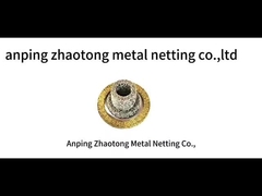 एसएस बुना जाल कपड़े 4 * 5 मिमी जाल छेद गैस तरल एआईएसआई 301 Demister के लिए