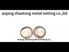 घुमावदार / स्टेनलेस स्टील क्रिमड वायर मेष 0.20 मिमी- 0.28 मिमी गैस तरल फिल्टर