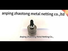 थर्मल इन्सुलेशन के लिए 316L बुना हुआ तार जाल ट्विन वायर / डोगन वायर 0.18 मिमी व्यास 38 मिमी चौड़ाई