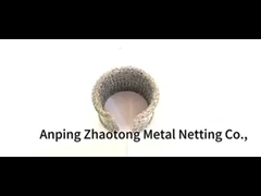 साधारण बुना हुआ स्टेनलेस स्टील बुना हुआ तार जाल रोल कस्टम आकार चांदी पीला