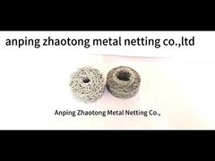 एसएस बुना जाल कपड़े 4 * 5 मिमी जाल छेद गैस तरल एआईएसआई 301 Demister के लिए