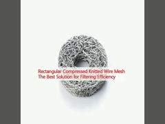 आयताकार संपीड़ित बुना हुआ तार जाल फ़िल्टरिंग दक्षता के लिए सबसे अच्छा समाधान