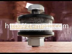 स्टेनलेस स्टील वायर मेष निकास गास्केट 40*20*10.3 मिमी संपीड़ित बुना हुआ तार मेष OEM