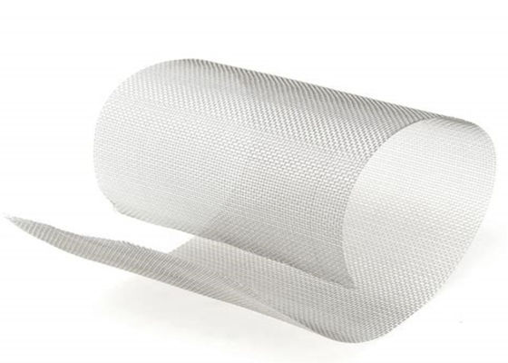 Crimped 304 स्टेनलेस स्टील वायर मेष स्क्रीन 0.02 मिमी 0.6 मिमी बुना धातु स्क्रीन