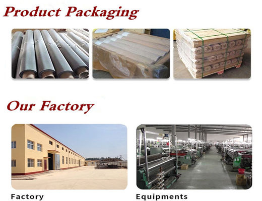 साधारण बुना हुआ स्टेनलेस स्टील बुना हुआ तार जाल रोल कस्टम आकार चांदी पीला