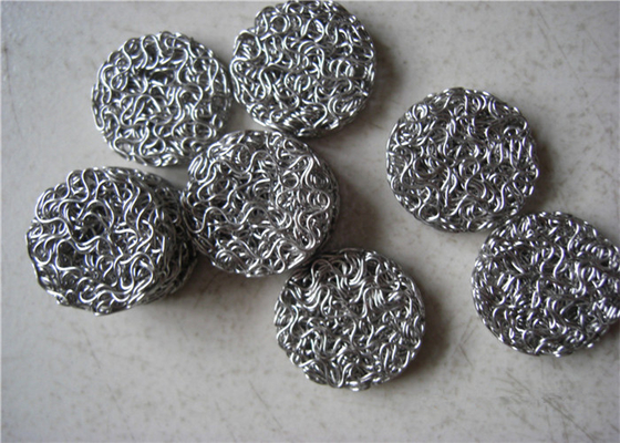 साइलेंसर संपीडित बुना हुआ तार मेष 5 मिमी - कार औद्योगिक के लिए 25 मिमी 90% फ़िल्टर: