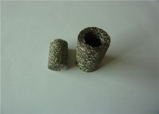 OD25mm संपीडित बुना हुआ तार मेष फ़िल्टर गैस तरल 0.55mm 100mesh/inch