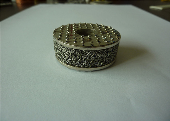 दीया 50 * 20 मिमी पीतल संपीड़ित बुना हुआ जाल 98% फ़िल्टर स्क्वायर होल