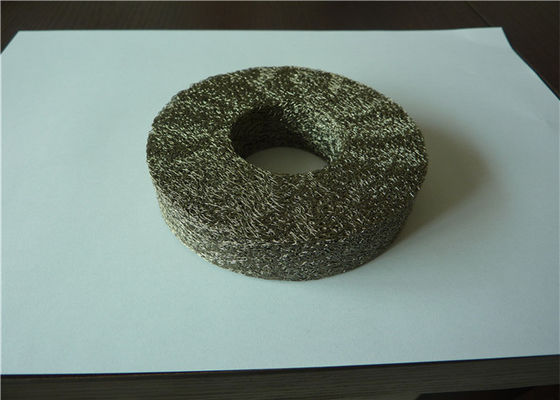 OD25mm संपीडित बुना हुआ तार मेष फ़िल्टर गैस तरल 0.55mm 100mesh/inch