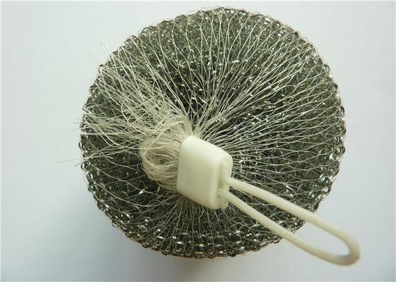 हेवी ड्यूटी 410 स्टेनलेस स्टील क्लीनिंग बॉल 50 ग्राम गंध प्रूफ पैन स्क्रबर