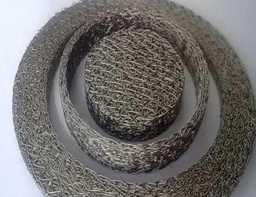 ऑटोमोबाइल मफलर के लिए 60 * 40 * 20 मिमी बुना हुआ वायर मेष गैस्केट शॉकप्रूफ 30 मिमी