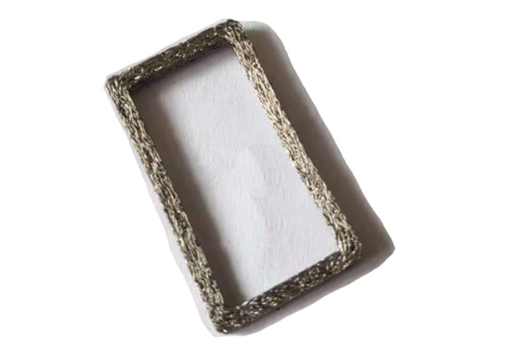 हिम फोम लांस फ़िल्टर के लिए AISI304 14X10mm संपीडित बुना हुआ तार जाल