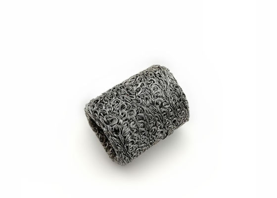 दीया 40 * 20 मिमी सिलेंडर बुना हुआ तार निकास मेष गैसकेट समर्थन के छल्ले क्षार प्रतिरोधी