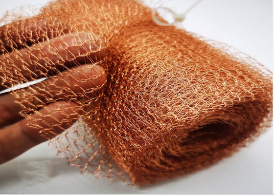 लाल कॉपर गैस तरल फ़िल्टर स्क्रीन 500 मिमी चौड़ाई 0.28 मिमी फ्लैट प्रकार मेष: