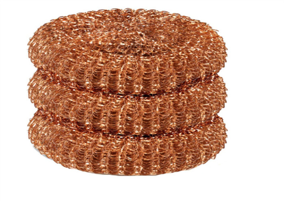 होम स्टेनलेस स्टील सफाई बॉल, ओडीएम कॉपर वायर बॉल 20 जी 6.5 * 6.5 सेमी
