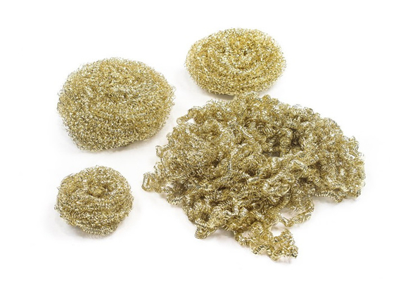 12mm स्टेनलेस स्टील सफाई गेंद घरेलू फ्लैट कॉपर मढ़वाया