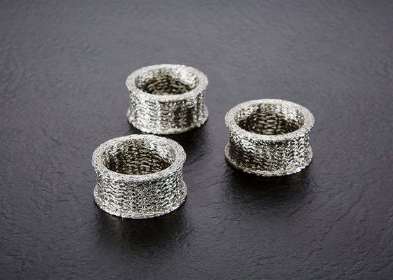 Egr कूलर के लिए सिल्वर कलर 304 स्टील बुना हुआ वायर मेष गैस्केट