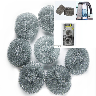 केटल के लिए दीया 4 सेमी मोटाई 2 सेमी 304 स्टेनलेस स्टील सफाई गेंद