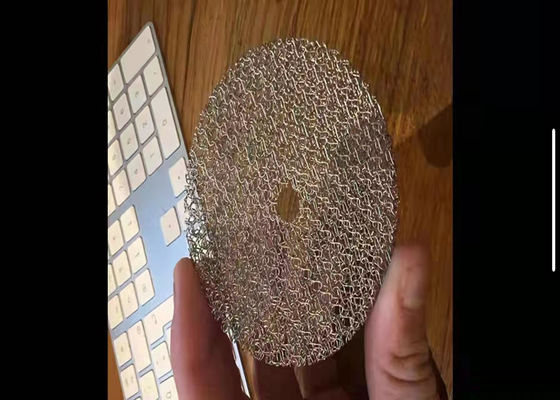 2*2 मिमी गोल छेद और नमूना के साथ औद्योगिक बुना तार जाल फिल्टर