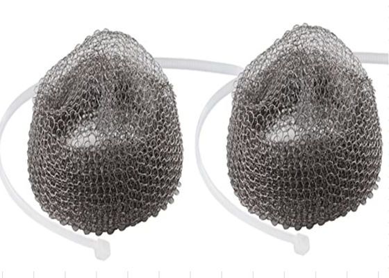 वॉशिंग मशीन लॉन्ड्री लिंट ट्रैप्स के लिए चौड़ाई 40 मिमी व्यास 290 मिमी बुना हुआ जाल