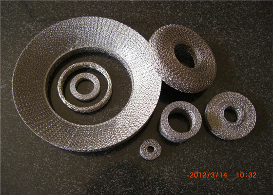 ऑटो इंजन शोर के लिए संपीडित बुना हुआ तार मेष गैसकेट Dia.50mm AISI 316L316